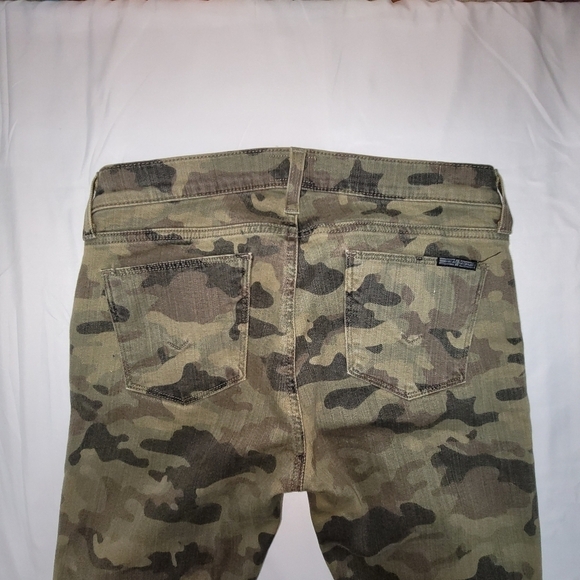 Hudson Krista Super Skinny Crop Camouflage Women's Jeans Size 27 - Picture 4 of 13